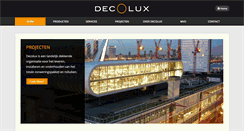 Desktop Screenshot of decolux.nl