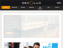 Tablet Screenshot of decolux.nl